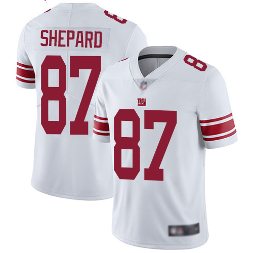 Men New York Giants 87 Sterling Shepard White Vapor Untouchable Limited Player Football NFL Jersey